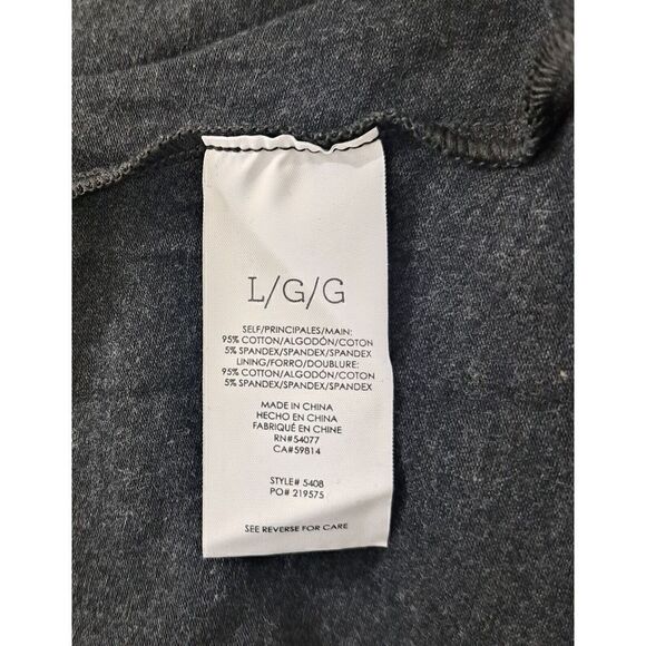 Cabi Womens Large Soft Stretch Knit Flare CASUAL EVERYDAY day dress Gray - Picture 7 of 8